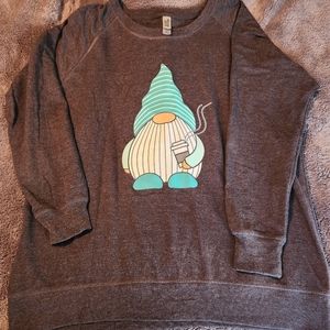 Gnome Sweatshirt Size 1X